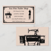 Maßschneider-/Näherin-Visitenkarten Visitenkarte (Vorne/Hinten)