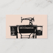 Maßschneider-/Näherin-Visitenkarten Visitenkarte (Rückseite)