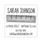 Maßstab für den Tanzschullehrer Gummistempel (Prägung)