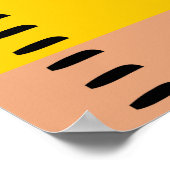 Maßstab für menschliches Wachstum | Prinzipielles  Poster (Ecke)