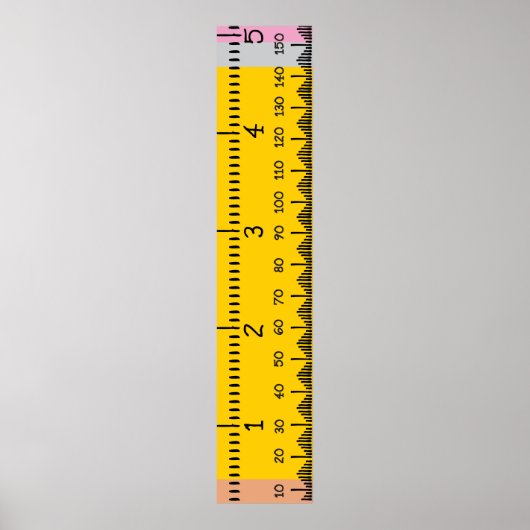 Maßstab für menschliches Wachstum | Prinzipielles  Poster (Vorne)