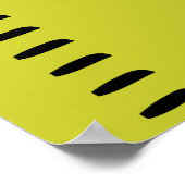 Maßstab für weibliches Wachstum | Mein Wachstum Poster (Ecke)