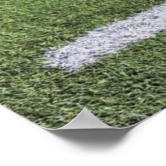 Maßstäbe für den Fußball Poster (Ecke)