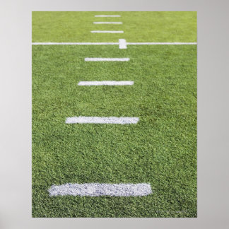 Maßstäbe für den Fußball Poster