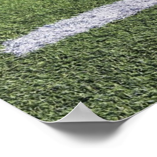 Maßstäbe für den Fußball Poster (Ecke)