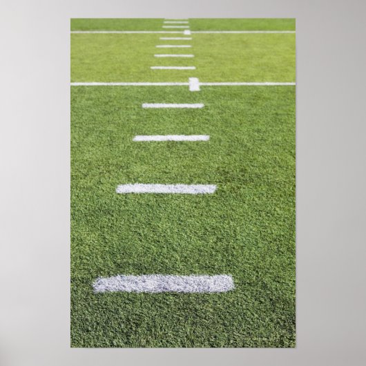 Maßstäbe für den Fußball Poster (Vorne)