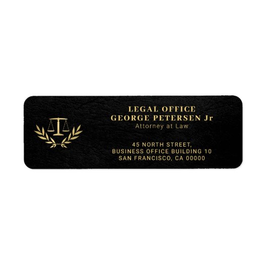 Maßstäbe für die rechtliche Gold-Rücksendeadresse (Vorne)