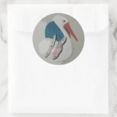 Maßstabkleber Runder Aufkleber (Tasche)