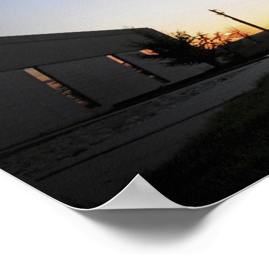 Maßstabsmodell eines F-16 C-Kampffalken Poster (Ecke)