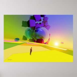 Maßunbekanntes - surreales Plakat