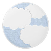 Maßwolken Keramikknauf (Vorderseite)