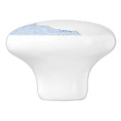 Maßwolken Keramikknauf (Seitenansicht)