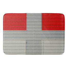 Mast aus industriellem Metall - texturiert & moder Badematte