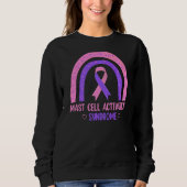 Mast Cell Activation Syndrome Awareness Ribbo Sweatshirt (Vorderseite)