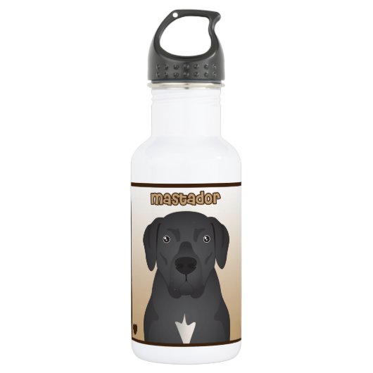 Mastador Cartoon Trinkflasche (Vorderseite)