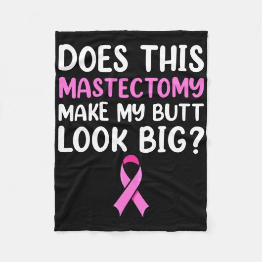 Mastectomy Survivor Erholung Apparel Fleecedecke (Vorderseite)
