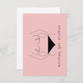 Mastektomie-Karte Einladung (Vorne/Hinten)