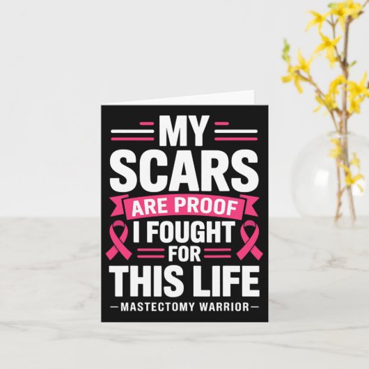 Mastektomie Sonniger Brustkrebs Frauen Karte (Gelbe Blume)