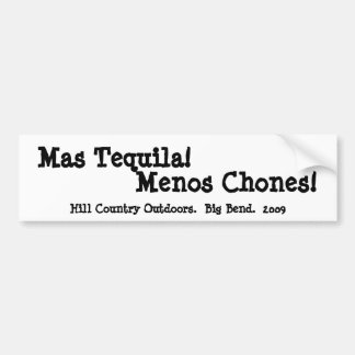MasTequila Menos Chones Autoaufkleber