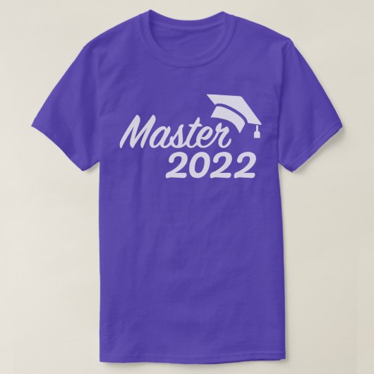 Master 2022 Abschluss T-Shirt (Design vorne)