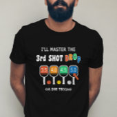 Master 3. Shot Drop Funny Pickleball Shot Ratings T-Shirt