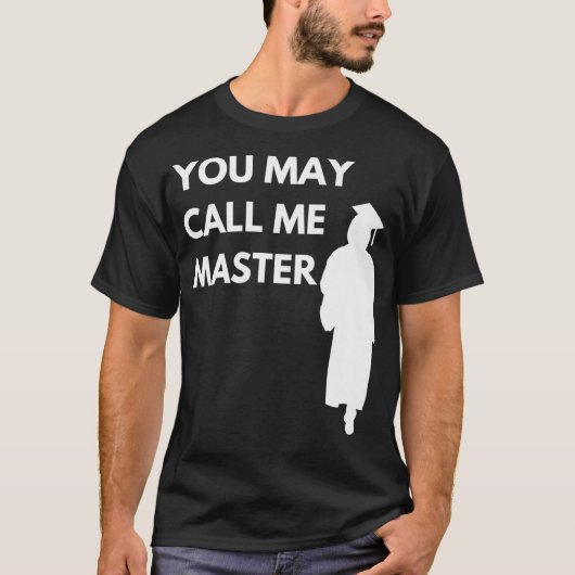 Master-Abschluss-Abschluss beherrscht IT-Uni T-Shirt (Vorderseite)