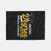 Master-Abschluss-Abschluss-MBA Fleecedecke (Vorderseite (Horizontal))