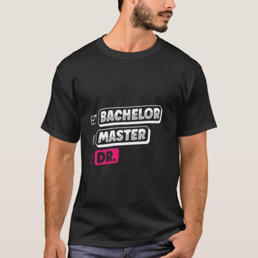Master-Abschluss BACHELOR MASTER DR. Master Frauen T-Shirt (Vorderseite)