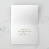 Master-Abschluss! Glückwunschs Grad CUSTOM Karte (Innenseite)