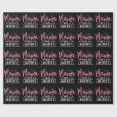 Master-Abschluss Mama MBA Master-Abschluss Abschlu Geschenkpapier (Flach)