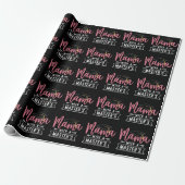 Master-Abschluss Mama MBA Master-Abschluss Abschlu Geschenkpapier (Ungerollt)