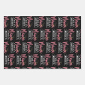 Master-Abschluss Mama MBA Master-Abschluss Abschlu Geschenkpapier Set (Vorderseite 3)
