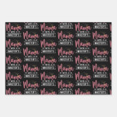 Master-Abschluss Mama MBA Master-Abschluss Abschlu Geschenkpapier Set (Vorderseite 2)