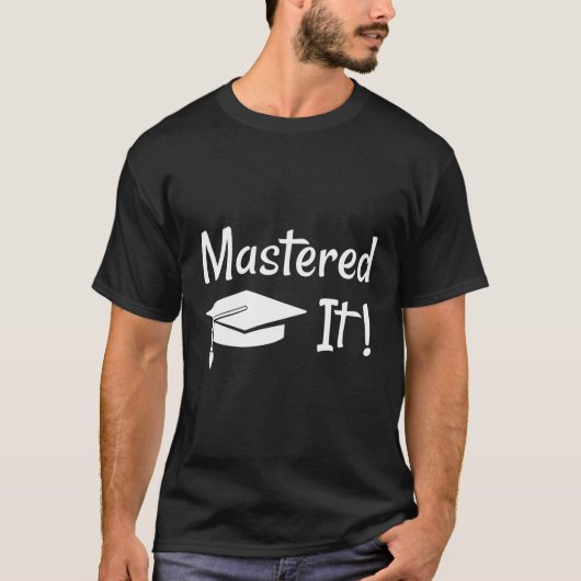 Master-Abschluss: Master-Abschluss T-Shirt (Vorderseite)