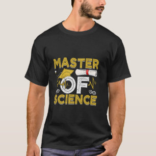 Master-Abschluss MASTER DER WISSENSCHAFTEN Lustige T-Shirt