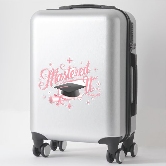 Master-Abschluss-MBA-Abschluss Aufkleber (Koffer)