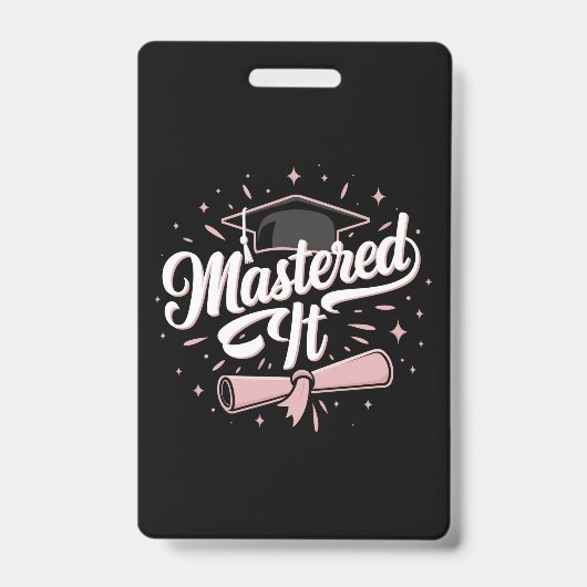 Master-Abschluss-MBA-Abschluss Ausweis (Vorderseite)