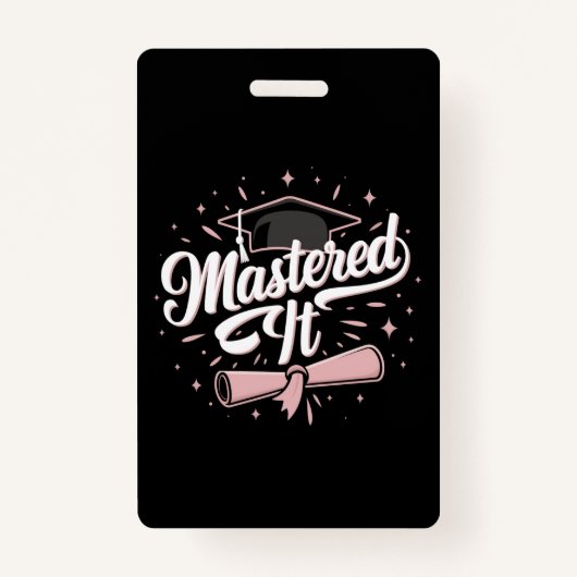 Master-Abschluss-MBA-Abschluss Ausweis (Vorderseite)