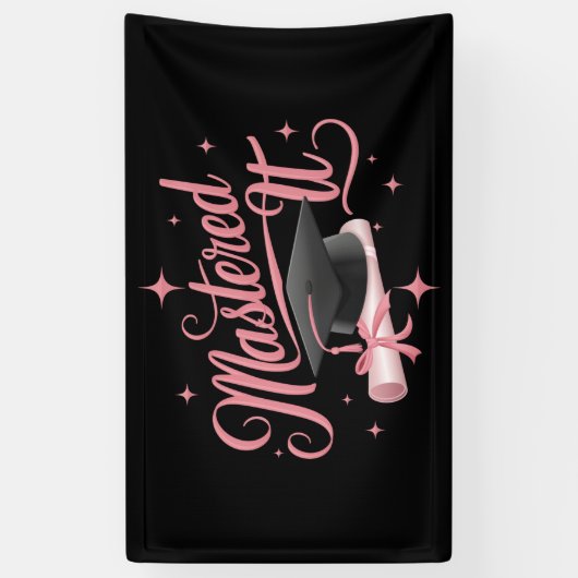 Master-Abschluss-MBA-Abschluss Banner (Vertikal)