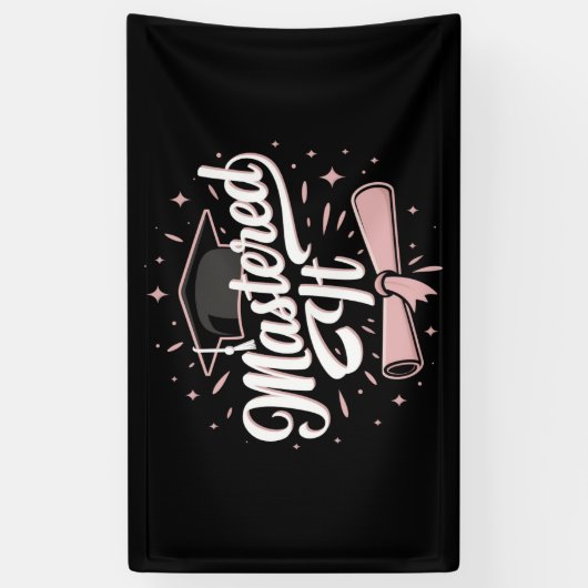 Master-Abschluss-MBA-Abschluss Banner (Vertikal)