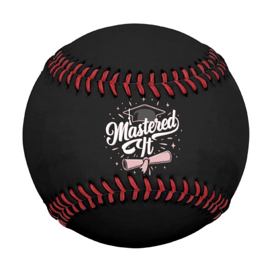 Master-Abschluss-MBA-Abschluss Baseball (Vorderseite)