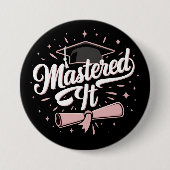 Master-Abschluss-MBA-Abschluss Button (Vorderseite)