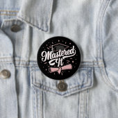 Master-Abschluss-MBA-Abschluss Button (Beispiel)