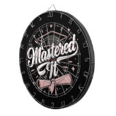 Master-Abschluss-MBA-Abschluss Dartscheibe (Vorderseite rechts)