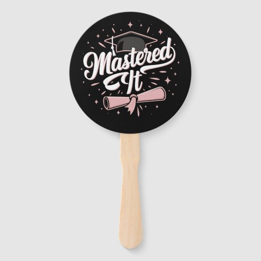 Master-Abschluss-MBA-Abschluss Fächer (Vorderseite)