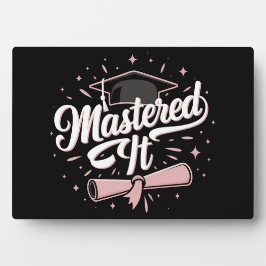 Master-Abschluss-MBA-Abschluss Fotoplatte (Vorderseite)