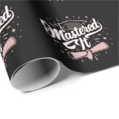 Master-Abschluss-MBA-Abschluss Geschenkpapier (Rolleneckpunkt)