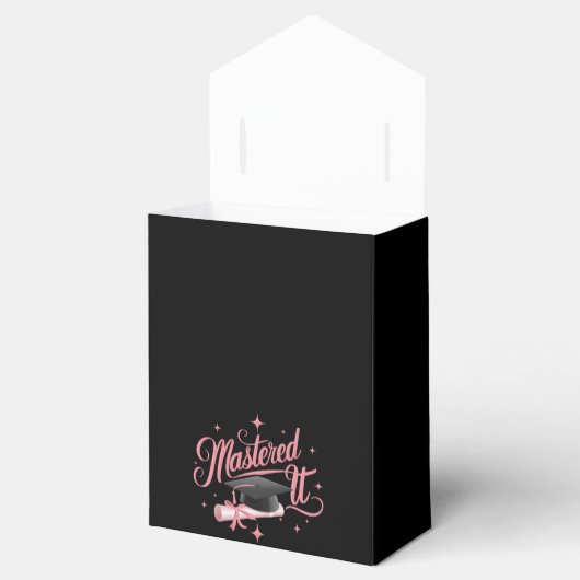 Master-Abschluss-MBA-Abschluss Geschenkschachtel (Geöffnet)