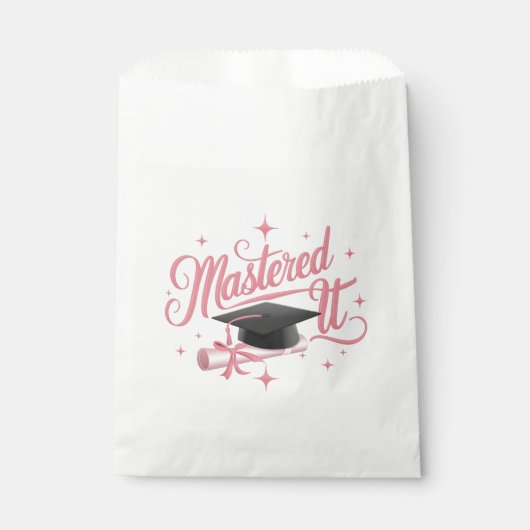 Master-Abschluss-MBA-Abschluss Geschenktütchen (Vorderseite)