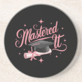 Master-Abschluss-MBA-Abschluss Getränkeuntersetzer (Vorne)